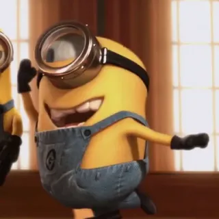 🍌 Minion Despicable Me Minion, Despicable Me, Kartun, Karakter, Lucu telegram sticker