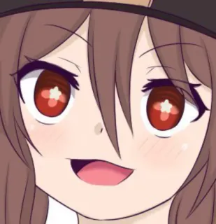 😍 Hu Tao Genshin Impact Anime, Fofo, Genshin Impact, Hu Tao telegram sticker