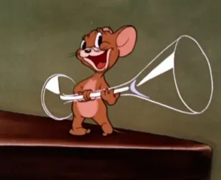 🖤 Jerry Mouse Tom and Jerry Cartoon, Maus, Tier, Humor, Animation, Jerry, Tom und Jerry telegram sticker