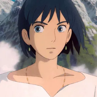 😟 Howl Howl's Moving Castle Anime, Studio Ghibli, Howl, Das wandelnde Schloss, Zeichentrick, Filmfigur telegram sticker