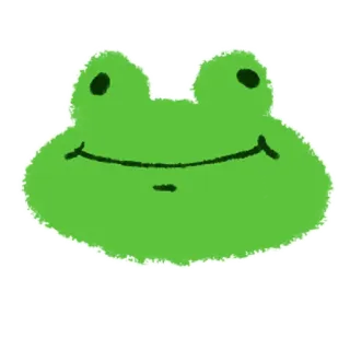 🙂 rana, animale, verde, carino, anfibio, cartone animato whatsapp sticker