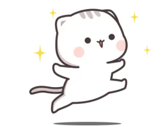 🍼 chat, mignon, kawaii, autocollant, dessin animé telegram sticker