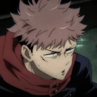 ✨ Yuji Itadori Jujutsu Kaisen Anime, Manga, Dibujos animados, Jujutsu Kaisen, Yuji Itadori, Personaje telegram sticker