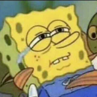 🥢 Spongebob Spongebob Squarepants spongebob, crying, sad, cartoon, nickelodeon, meme whatsapp sticker