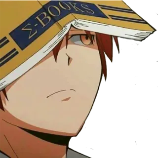 😒 Σ-BOOKS anime, book, e-books, boy, cartoon telegram sticker