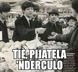 😜 TIE, PIJATELA 'NDERCULO kata kasar Italia, menyinggung telegram sticker