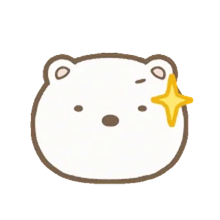 🍐 urso, fofo, adesivo, animal, desenho animado telegram sticker