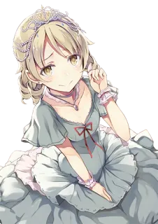 🧸 アニメ, マンガ, プリンセス, 女の子, ドレス, キャラクター telegram sticker