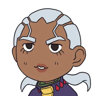 👨 Enrico Pucci JoJo's Bizarre Adventure Anime, Pucci, Jojo, Stone Ocean, Personnage telegram sticker