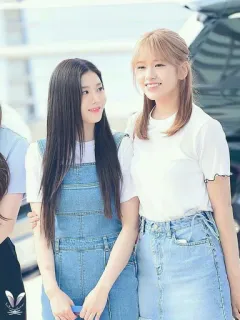 💙 mulheres, meninas, coreano, asiático, amigos, sorrindo whatsapp sticker