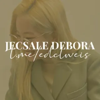 〰 JECSALE DEBORA
t.me/edctweis telegram sticker