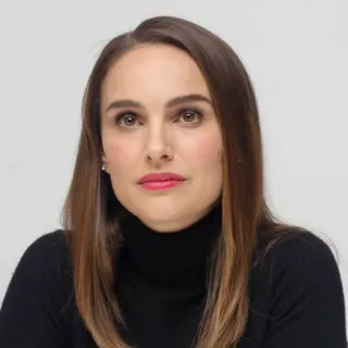 ❄️ Natalie Portman atriz, retrato, celebridade, mulher, rosto telegram sticker