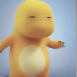 🌪 orange, dinosaur, cartoon, character whatsapp sticker