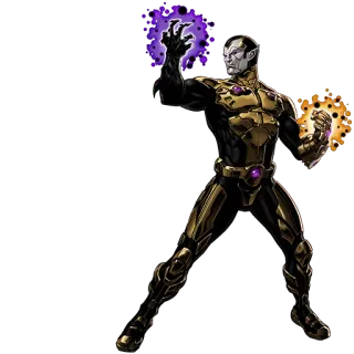 👊 Ebony Maw Ebony Maw, Marvel, supervillain, comic book character, magic, powers telegram sticker