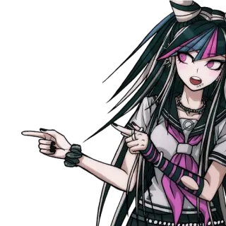 👈 Ibuki Mioda Danganronpa Anime, Charakter, Ibuki Mioda, Danganronpa, Zeigen, Mädchen telegram sticker
