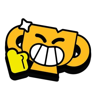 🏆 荒野乱斗, 游戏, 奖杯, 快乐, 金色 telegram sticker
