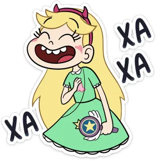🤣 Star Butterfly Star vs. the Forces of Evil XA
XA
XA Star Butterfly, Hoạt hình, Cười, Vui vẻ, Star đại chiến với thế lực ác quỷ whatsapp sticker