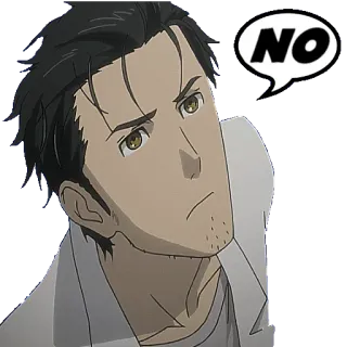 @STIKERFORALL 🇬🇧 STEINS GATE whatsapp stickers