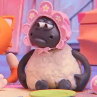 🍄 Shaun the Sheep Shaun, vita da pecora, pecora, carino, cartone animato, animale telegram sticker
