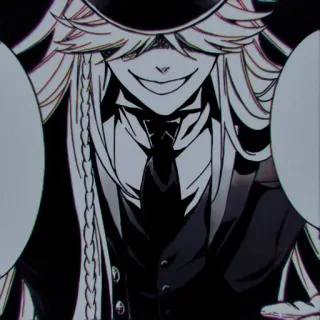 📰 Undertaker Black Butler Anime, Manga, Black Butler, Undertaker, Charakter telegram sticker