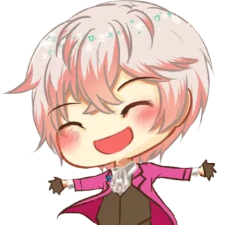 😆 치비, 귀여운, 애니메이션, 만화, 행복한, 카와이 whatsapp sticker