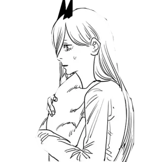 🐈 Makima Chainsaw Man anime, manga, chainsaw man, makima telegram sticker