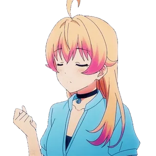 😌 Anime, Garota, Desenho animado, Personagem, Fofo telegram sticker