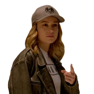 👆 Carol Danvers Captain Marvel 漫威, 惊奇队长, 卡罗尔·丹弗斯, 超级英雄, 漫威电影宇宙, MCU telegram sticker