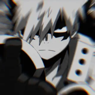 💥 Bakugo My Hero Academia 动漫, 爆豪, 我的英雄学院, 漫画, 角色 telegram sticker