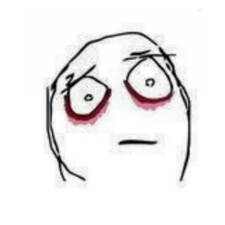 👄 Me Gusta Rage Comics telegram sticker