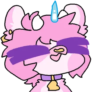 😅 Unikitty Unikitty! telegram sticker