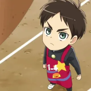 🕶 Eren Yeager Attack on Titan 1-4 Anime, Attack on Titan, Eren Yeager, Manga, Cartoon telegram sticker