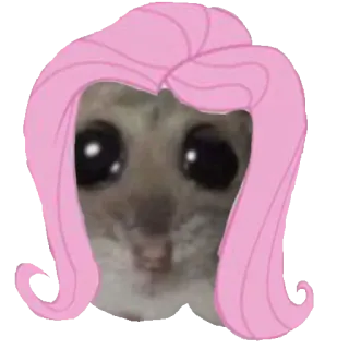 Грустный хомяк • @TgSticker telegram stickers