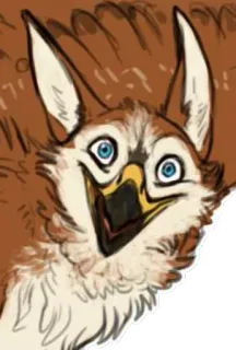 😄 griffin, mythical creature, animal, bird, fantasy telegram sticker