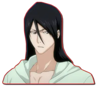 😒 Byakuya Kuchiki Bleach Anime, Bleach, Personagem, Kuchiki, Byakuya whatsapp sticker
