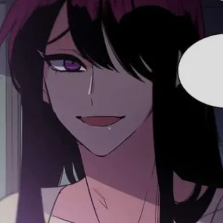 🙂 Anime, Manga, Illustration, Charakter, Frau, Kunst, Cartoon whatsapp sticker