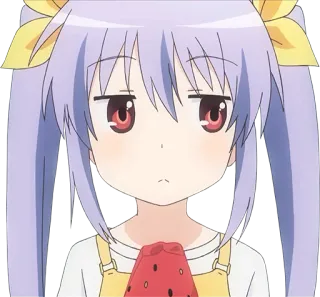 🍉 动漫, 女孩, 孩子, 可爱, 西瓜 telegram sticker