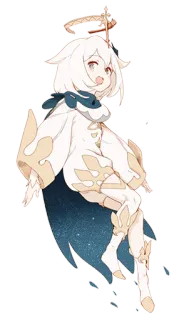 😡 Paimon Genshin Impact パイモン, 原神, アニメ, ゲームキャラクター, ファンタジー telegram sticker