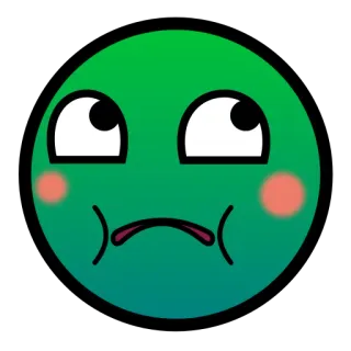 🤢 Meme, Emoji, Faccia, Espressione, Divertente, Internet telegram sticker