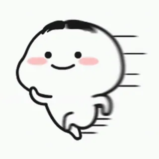 😂 Desenho animado, Fofo, Correndo, Velocidade, Animado, Personagem, Kawaii whatsapp sticker