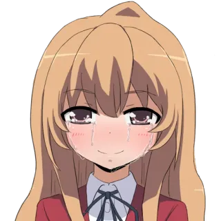 ☺️ Taiga Aisaka Toradora! Anime, Pleurs, Triste, Toradora, Taiga, Aisaka whatsapp sticker