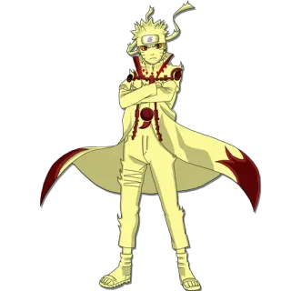 😠 Naruto Uzumaki Naruto アニメ, 漫画, ナルト, うずまき, 仙人モード telegram sticker