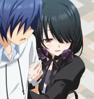 🥀 Anime, Pasangan, Date A Live, Romansa, Hubungan telegram sticker