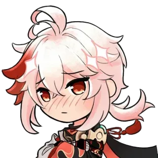 ☺️ Kaedehara Kazuha Genshin Impact genshin impact, kazuha, anime, chibi, video game, character, sticker telegram sticker
