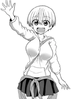 👋 Аниме девушка, Манга, Персонаж, Каваи, Мультфильм telegram sticker