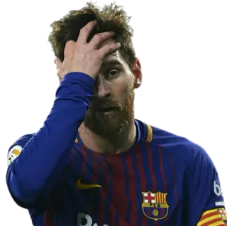 🤦‍♂ Lionel Messi サッカー, フットボール, アスリート, メッシ, 悲しい, fcバルセロナ whatsapp sticker