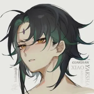 🪀 Xiao GUARDIAN
XIAO
YAKSHA Anime, Personaje, Videojuego, Fantasía, Xiao, Genshin Impact telegram sticker