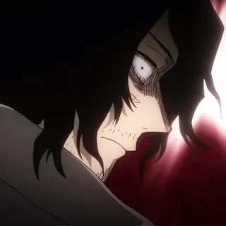 🎭 Aizawa My Hero Academia Айзава, Моя геройская академия, Аниме, Учитель, Про-герой, Стиратель whatsapp sticker