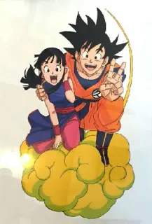 😍 Goku Dragon Ball 드래곤볼, 손오공, 애니메이션, 만화, 치치 telegram sticker