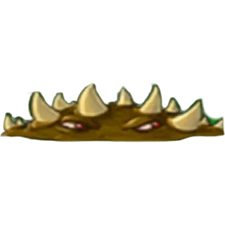 🪨 monster, teeth, underground, creature, evil whatsapp sticker